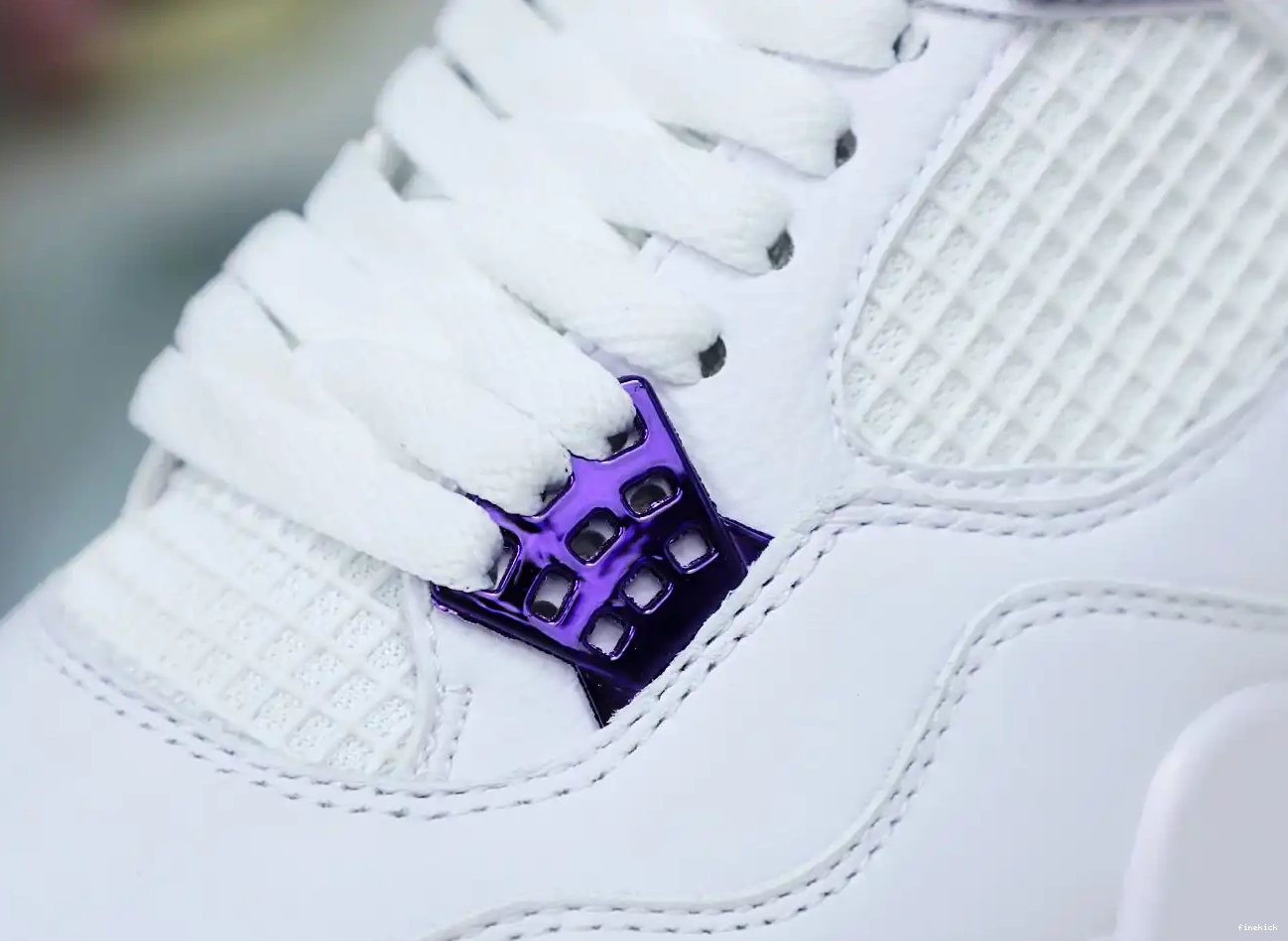 4 AIR PURPLE JORDAN METALLIC 0531